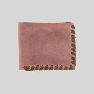 Unisex Pink Wallet Coin Holder Genuine Crazy Horse Mucca Mucca Carta Titolare Purse Regali per i suoi Regali Per Lui Made in Turkey Spedizione Gratuita