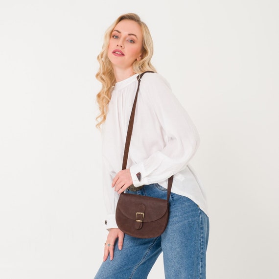 Women's Leather Purse Handmade Purse Leather Crossbody Bag