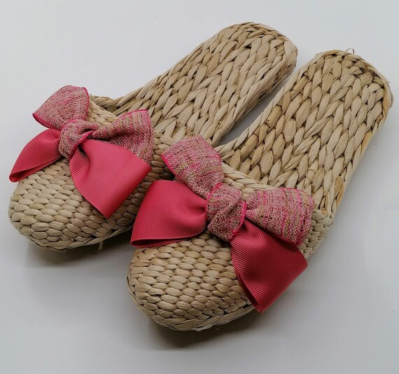 ribbon slippers
