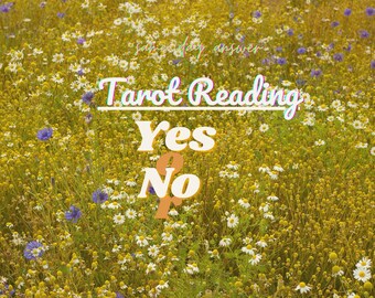 Yes or No tarot reading same day answer | Printable | download | digital
