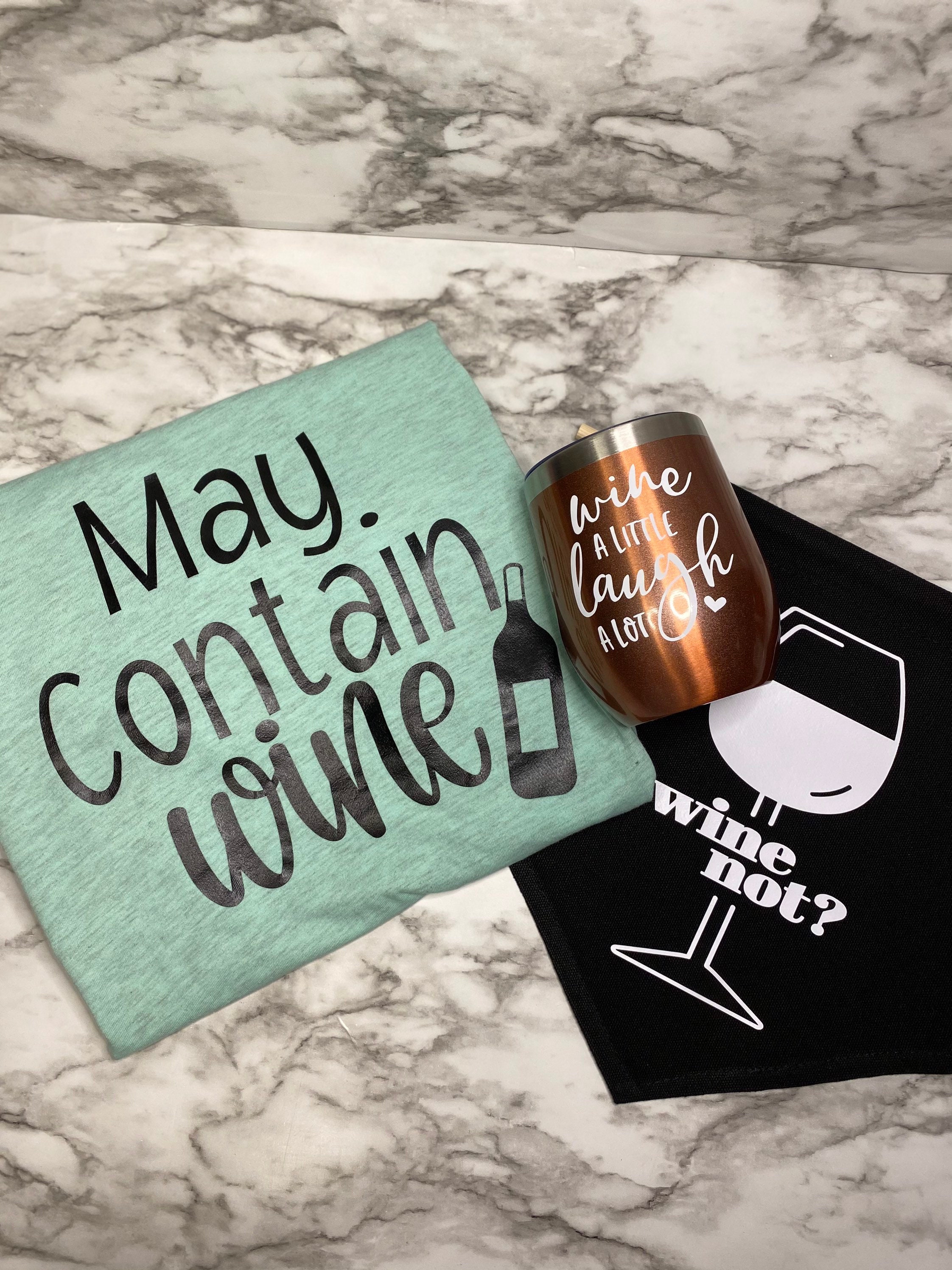 Wine Tumbler Gift Box Set Gift for Wine Drinker Just Because Etsy