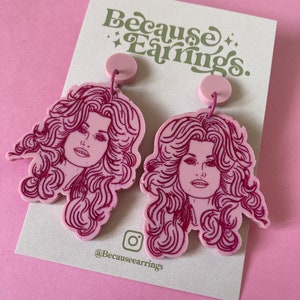 Dolly Parton dangles!