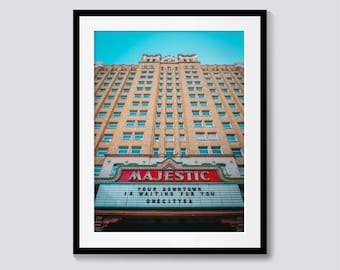 San Antonio Photography - Majestic Theater at Golden Hour (Print or Canvas Art)