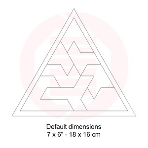 Plantilla vectorial de rompecabezas geométrico Montessori SVG cortado con láser para proyectos de manualidades de bricolaje imagen 2