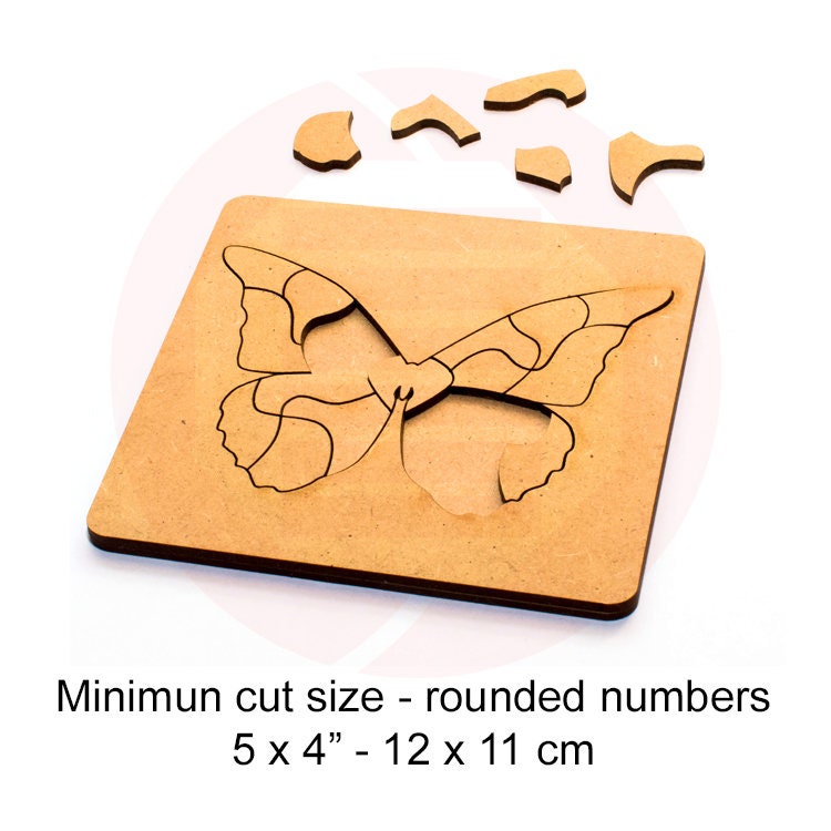 Butterfly puzzle SVG Laser cut file Laser cutting vector | Etsy