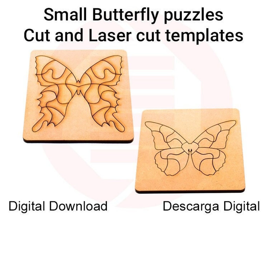 Butterfly Puzzle SVG Laser Cut File Laser Cutting Vector - Etsy UK