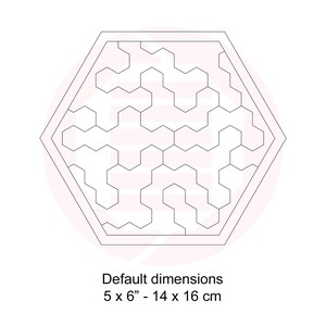 Plantilla vectorial de rompecabezas geométrico Montessori SVG cortado con láser para proyectos de manualidades de bricolaje imagen 3