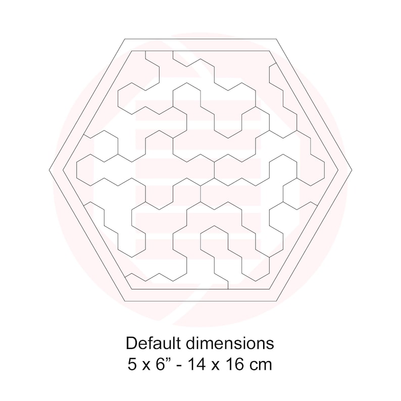 Plantilla vectorial de rompecabezas geométrico Montessori SVG cortado con láser para proyectos de manualidades de bricolaje imagen 3