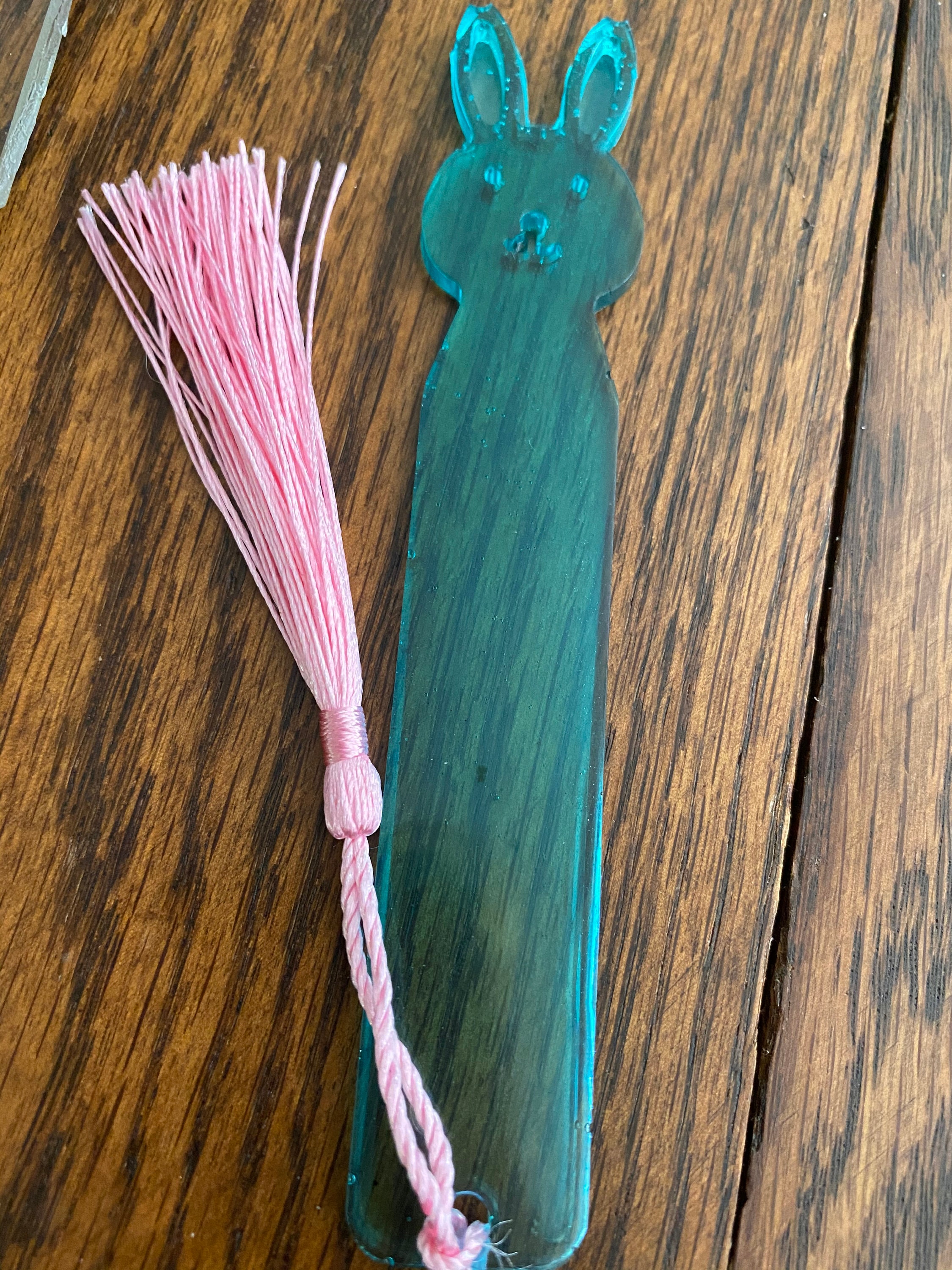 Personalized resin bookmark | Etsy