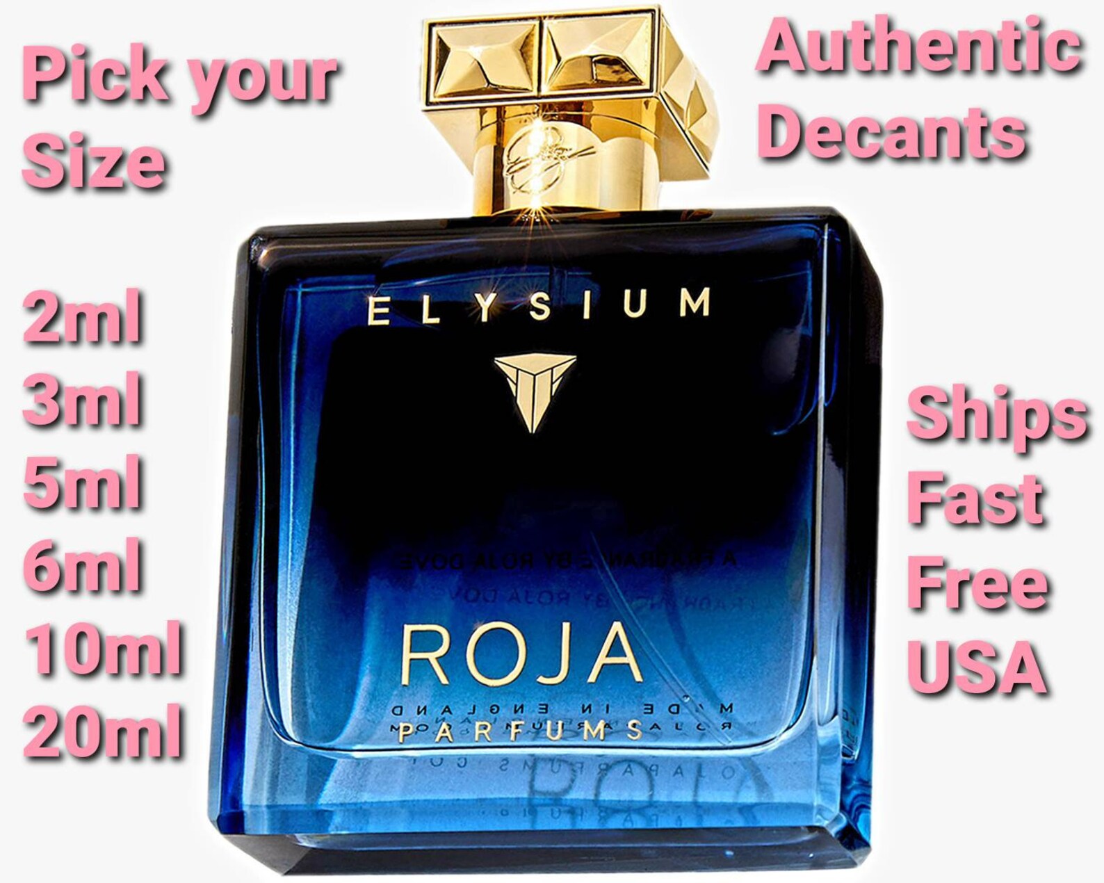 Roja Parfums Elysium Parfum Cologne Men EDP Authentic Samples | Etsy