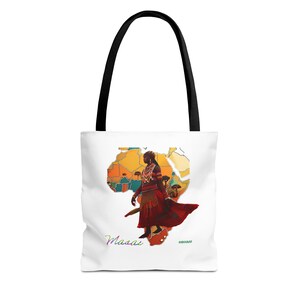 Afrikanische Einkaufstasche, afrikanische Karte Design, Massai Frau, ostafrikanische Region, ethnische Tasche, Stammes- Tasche, kulturelle Tasche, Safari-Markt-Tasche, Reise