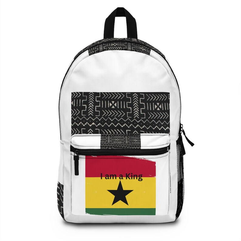 Backpack, Ghanaian Backpack, Ghana Flag Backpack, Unisex Backpack