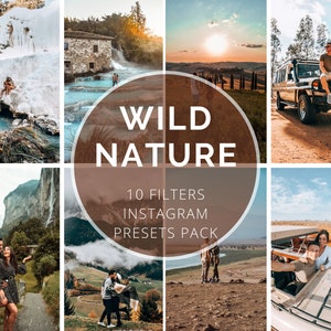 Wild Nature Pack | 10 Lightroom Mobile and Desktop presets | For Android, iOS, PC