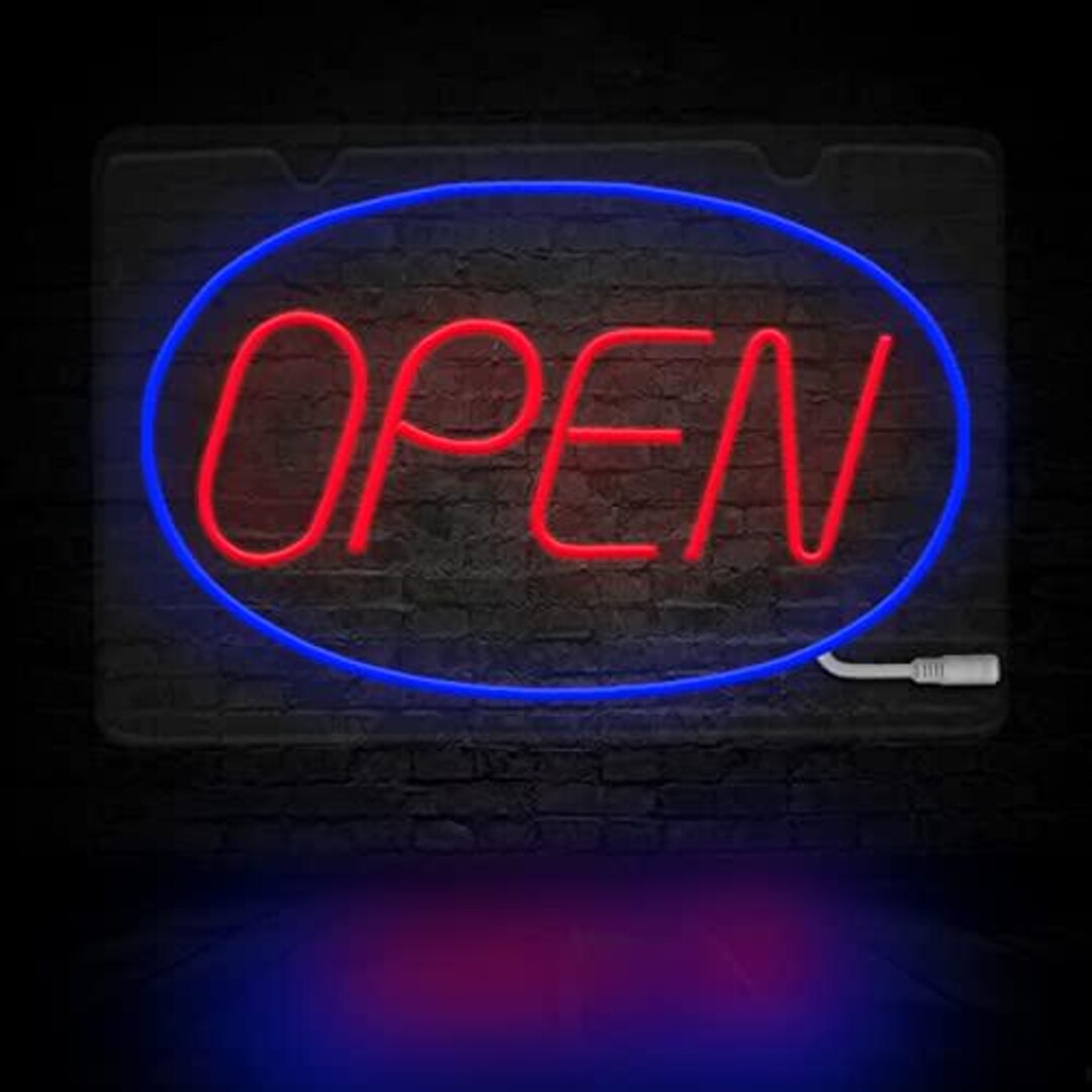 OPEN LED Neon Sign for Stores and Shops - Etsy