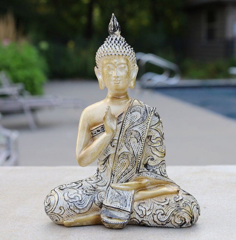 Buddha Statue for Home Altar Shrine Meditation Room 8 Inches Etsy