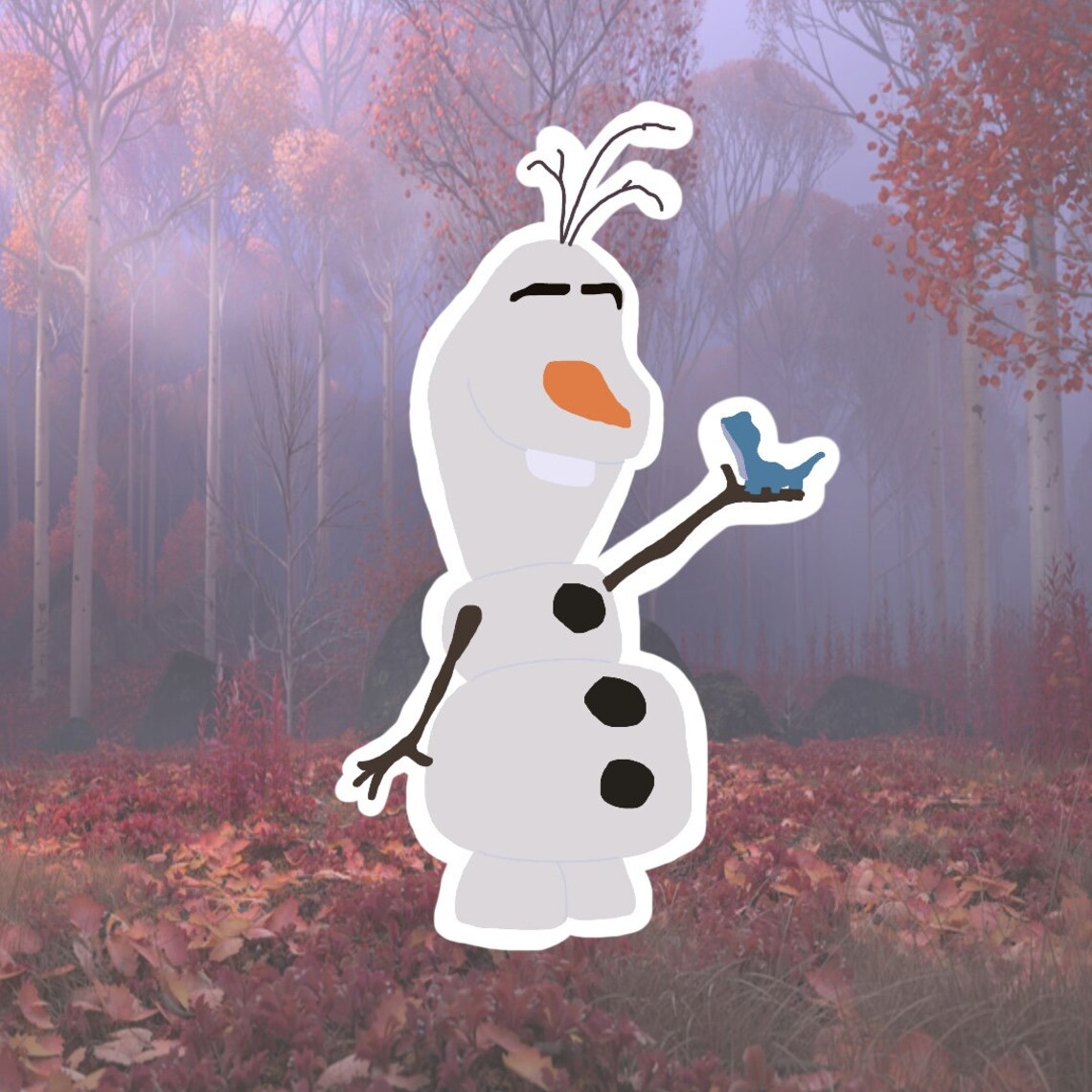 Frozen 2 Vinyl Stickers Etsy