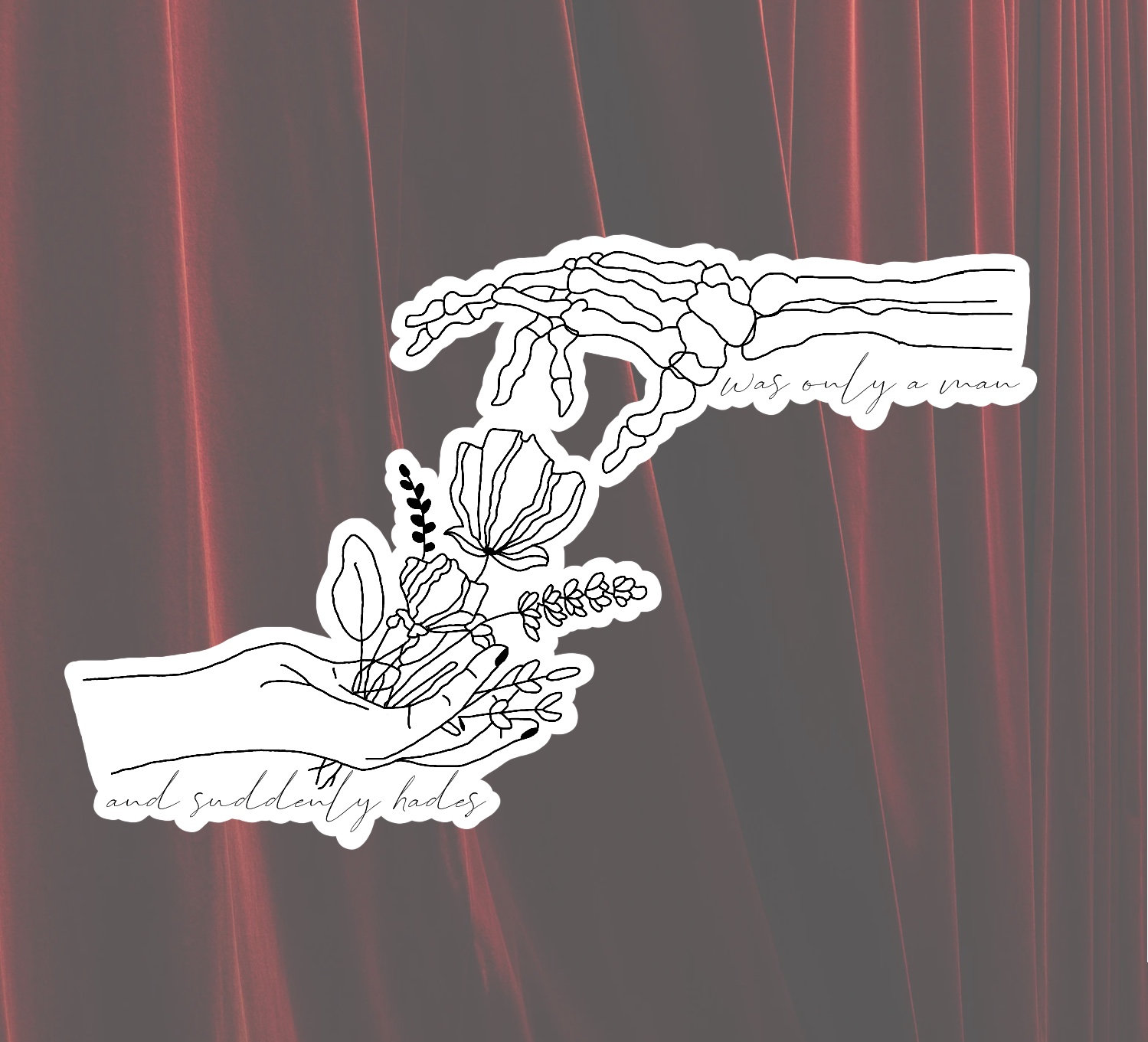 Hades & Persephone Vinyl Sticker