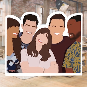 New Girl Vinyl Sticker
