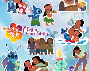 Lilo und Stitch Vinyl-Aufkleber