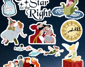 Peter Pan Vinyl Stickers