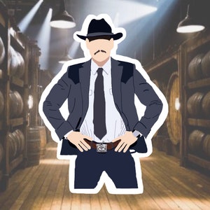 Agent Whiskey Vinyl Sticker - Kingsman: The Golden Circle
