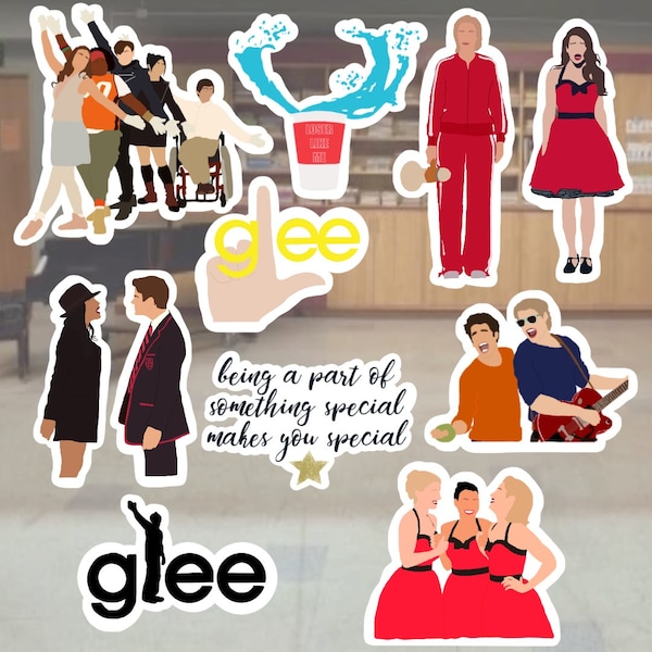 Glee Vinyl Stickers
