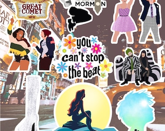 Broadway Vinyl Stickers
