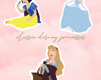 Classic Disney Princess Stickers