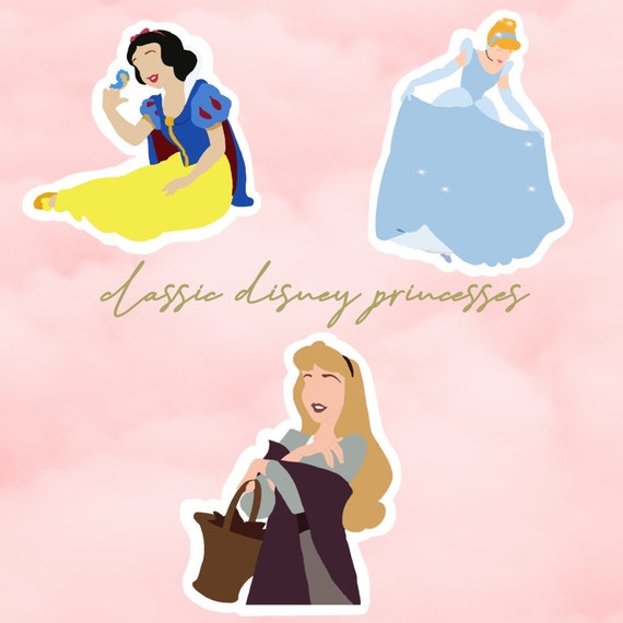 Pegatinas de princesa de Disney Conjunto de Argentina