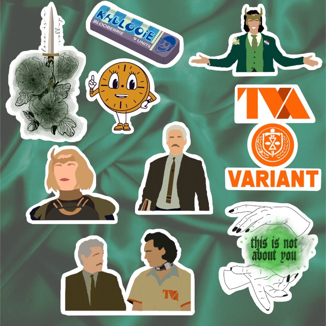 Loki Series Vinyl Stickers