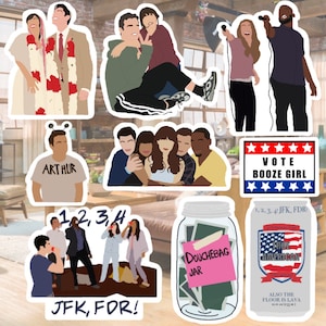 New Girl Vinyl Stickers