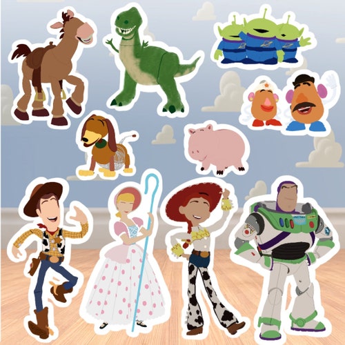 Toy Story Vinyl Stickers Etsy