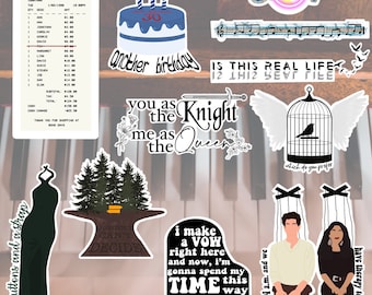Tick Tick Boom Vinyl Stickers