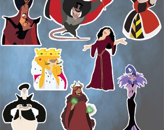 Disney Villains Vinyl Stickers