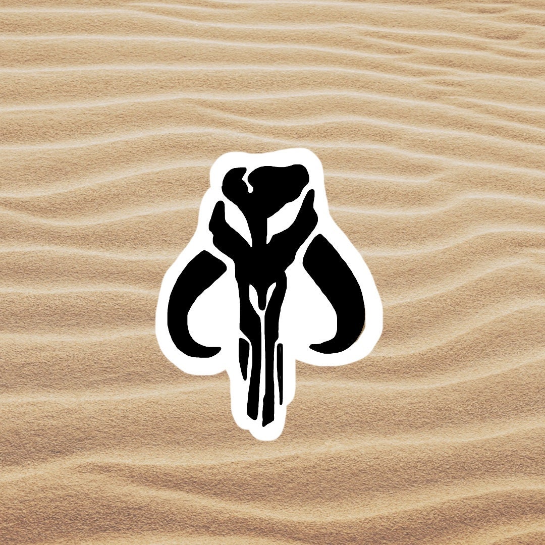 Mandalorian Computer Sticker The Mandalorian Vinyl Stickers - Etsy