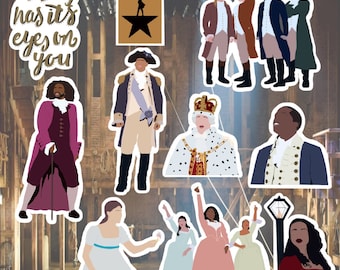 Hamilton Vinyl Stickers