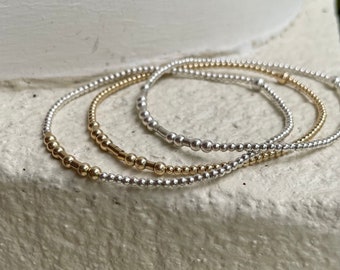Personalised Morse Code Bracelet - Unique Womens Jewelry - Customized Gift for Her - Dainty Minimalist Style