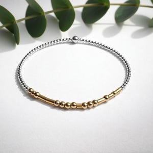 Sobriety Morse Code Bracelet, Dainty 2mm Beaded Bracelet, Strength and Recovery Gift for Women