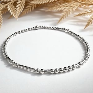 Gepersonaliseerde morsecode-armband, sterlingzilveren sieraden met verborgen boodschap