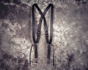 Leather Dual Camera Strap - Shoulder strap for 2 cameras