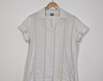 Vintage overhemd XL unisex | Jaren '90 Retro Vintage Shirt Gek Patroon | Zomer lente oversized look | Vintage blouse met korte mouwen | Retro-look