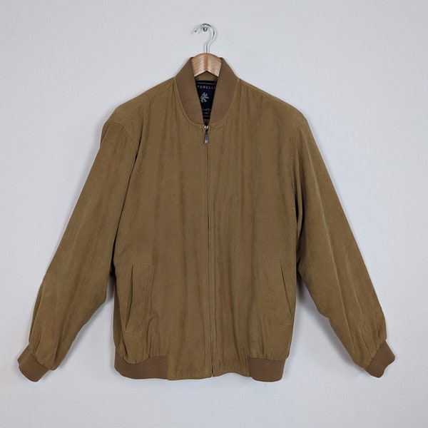 Vintage Blouson XL Unisex | 80s retro vintage bomber jacket plain | Summer Spring Jacket Oversized Look | Vintage transitional jacket