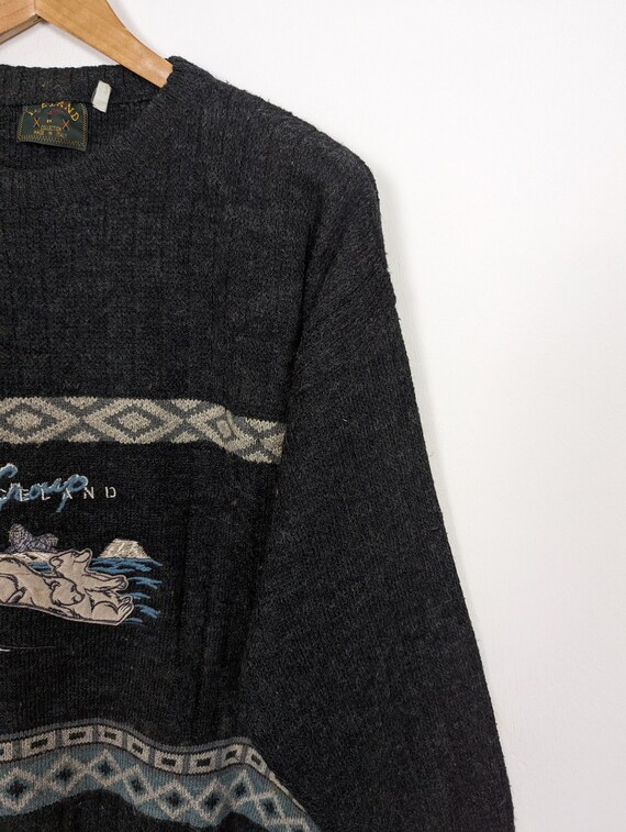 Vintage Sweater Knit L Unisex | 90s Retro Vintage… - image 7