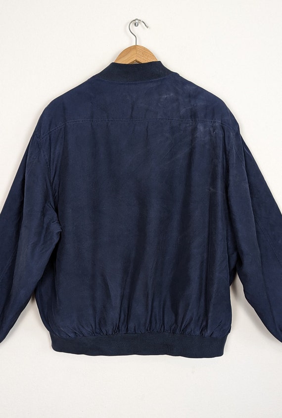 Vintage silk blouson XL unisex | 80s retro vintag… - image 10