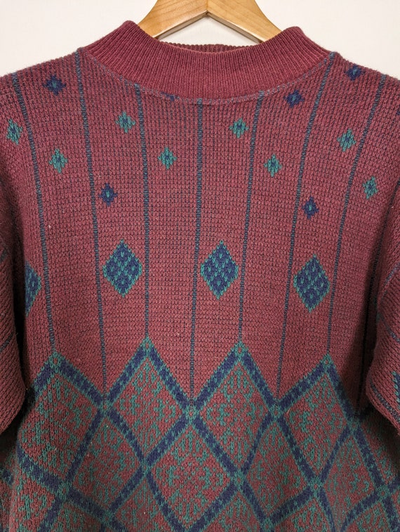 Vintage Sweater Knit M Unisex | 90s Retro Vintage… - image 6