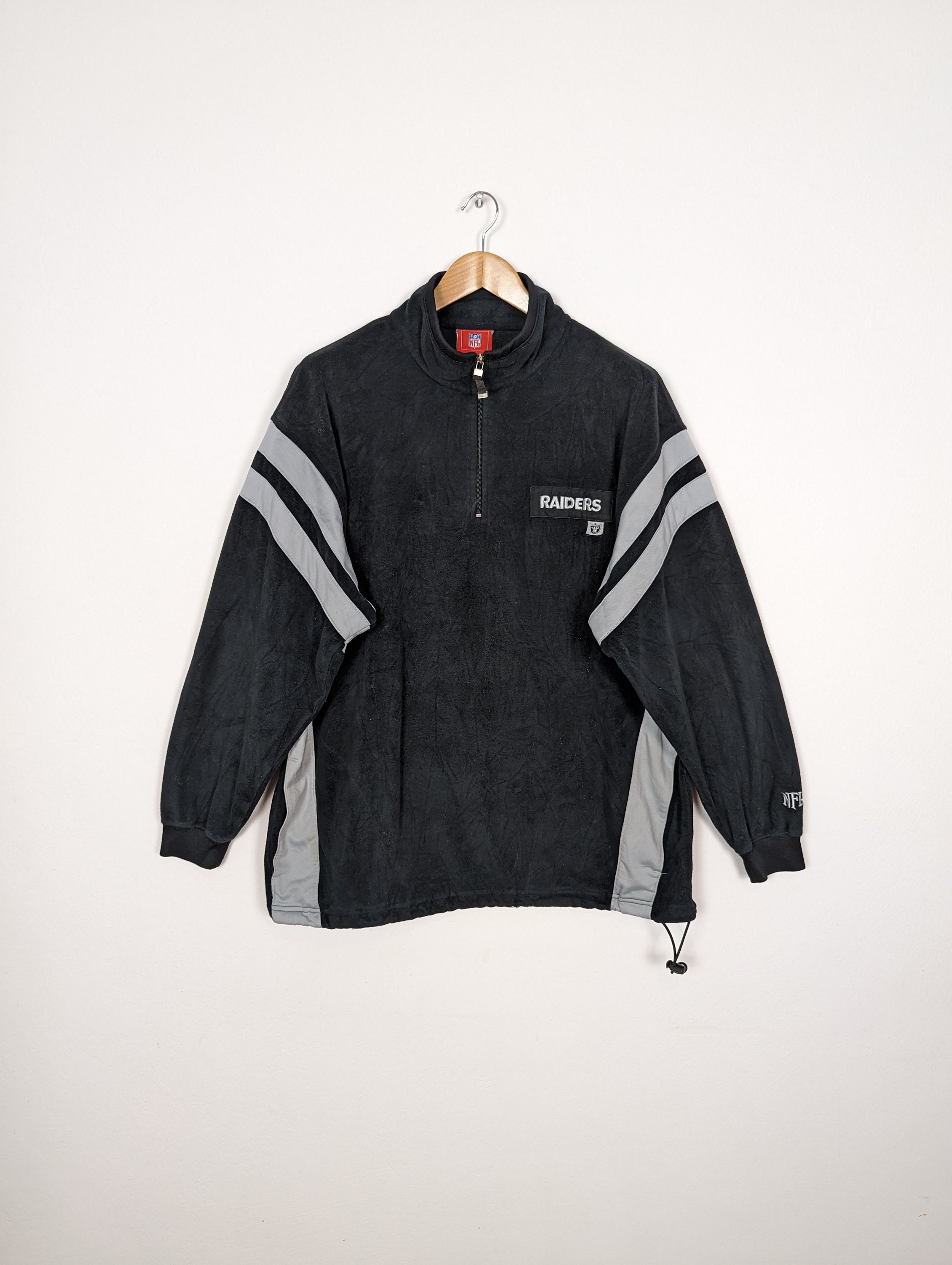 Vintage Raiders NFL Fleece Sweater M Unisex 90s Retro Sports Sweater Oversize Vintage Jacket Outdoor Autumn Winter Windbreaker Etsy UK