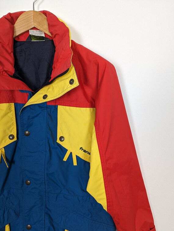 Vintage rain jacket M unisex | 90s Retro Vintage … - image 7