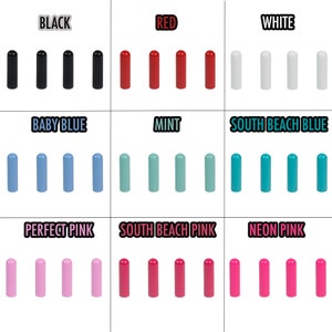Colorful Dome Bullet Tip Metal Aglets Screw On Aglet Premium Lace Tips For Shoelaces Drawstrings Hoodies Shorts Ships Out Next Day From USA