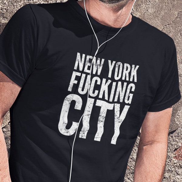 New York Fucking City, Chemise New York City, Chemise Funky New York, Cadeau New York City, Chemise New Yorker, Chemise NYC, Chemise NY, New York tendance