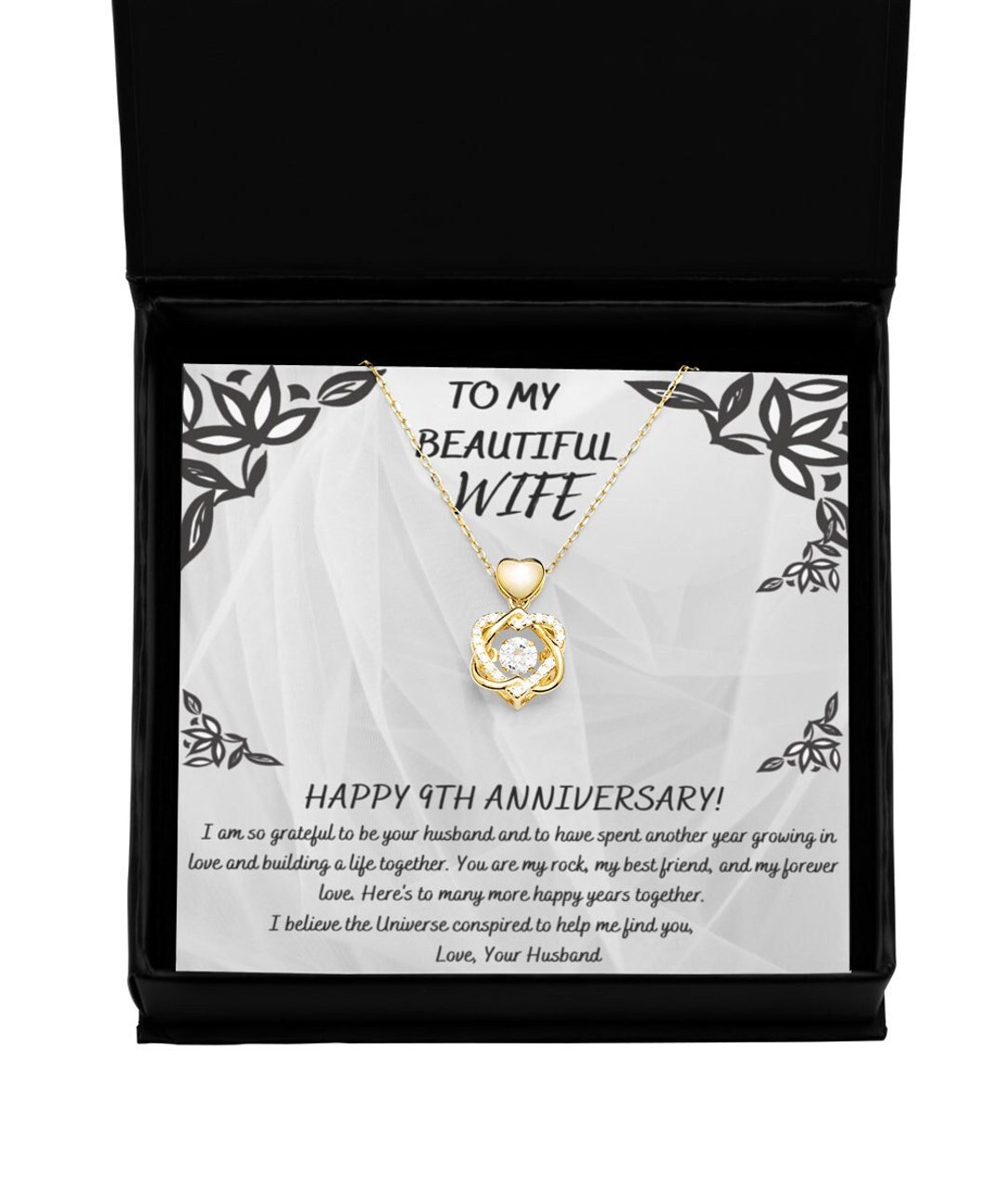 9th Year Anniversary Gift for Wife, 9th Year Anniversary Gift for Her